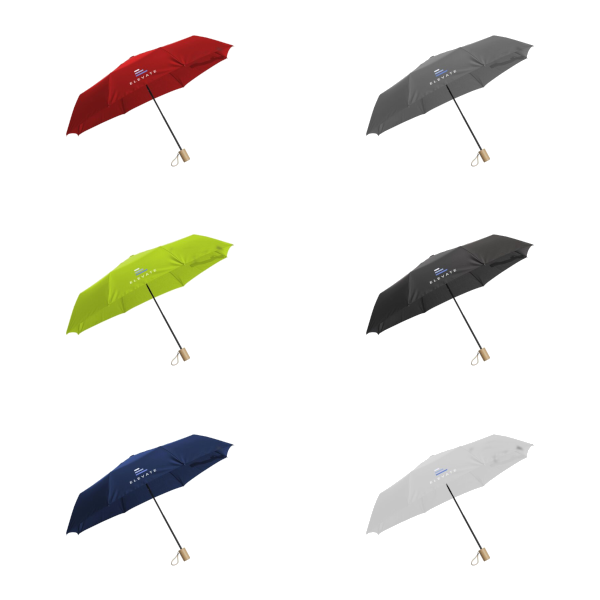 Sitcom Afhankelijk Graveren RPET Mini Umbrella opvouwbare paraplu - Relatiegeschenken XL