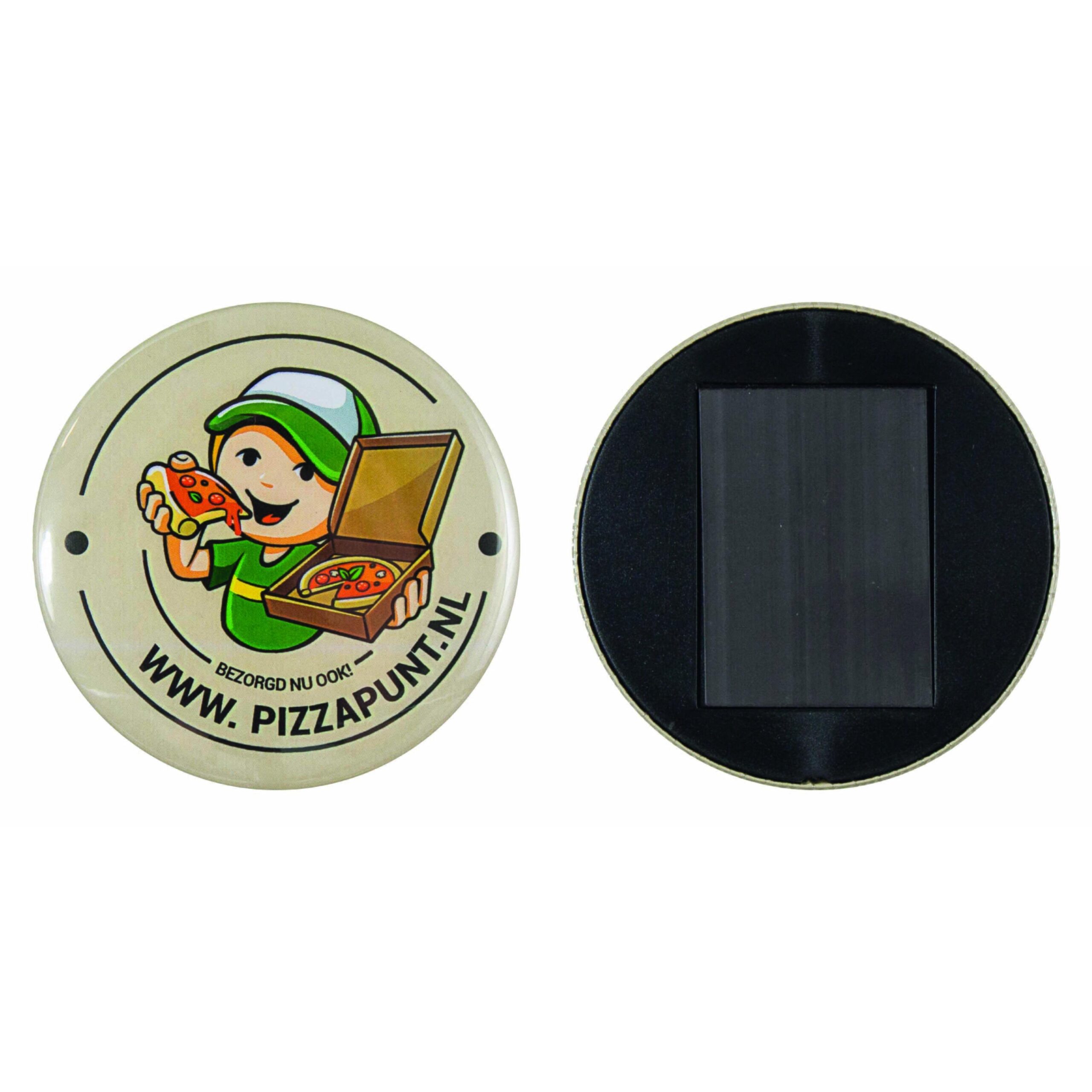 Boekwinkel grens Zonnig Koelkast magneet button 75 mm - Relatiegeschenken XL